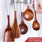 solid wood cooking tool set