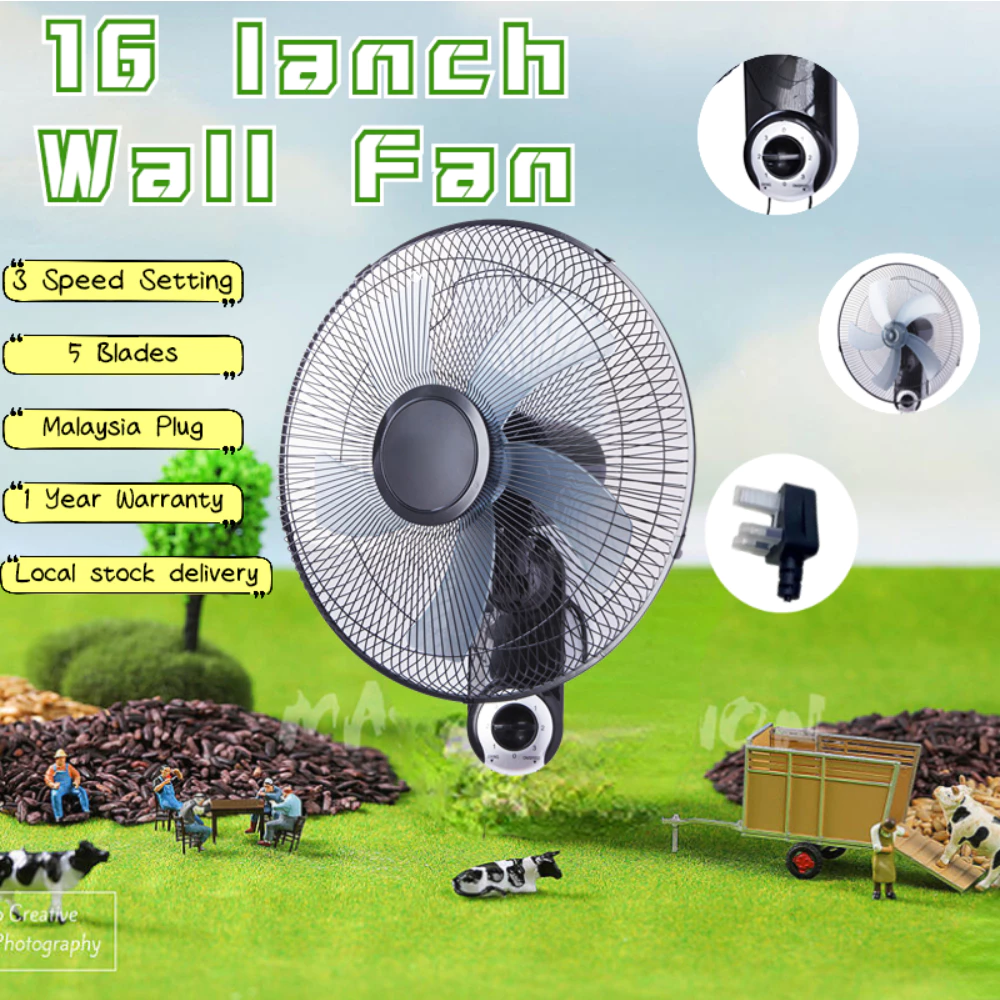 Dolphin 16" Wall Fan