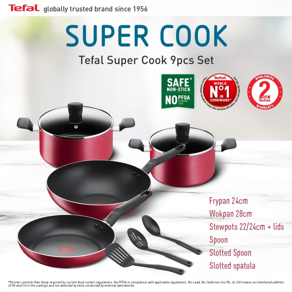 Tefal Supercook 9pcs set