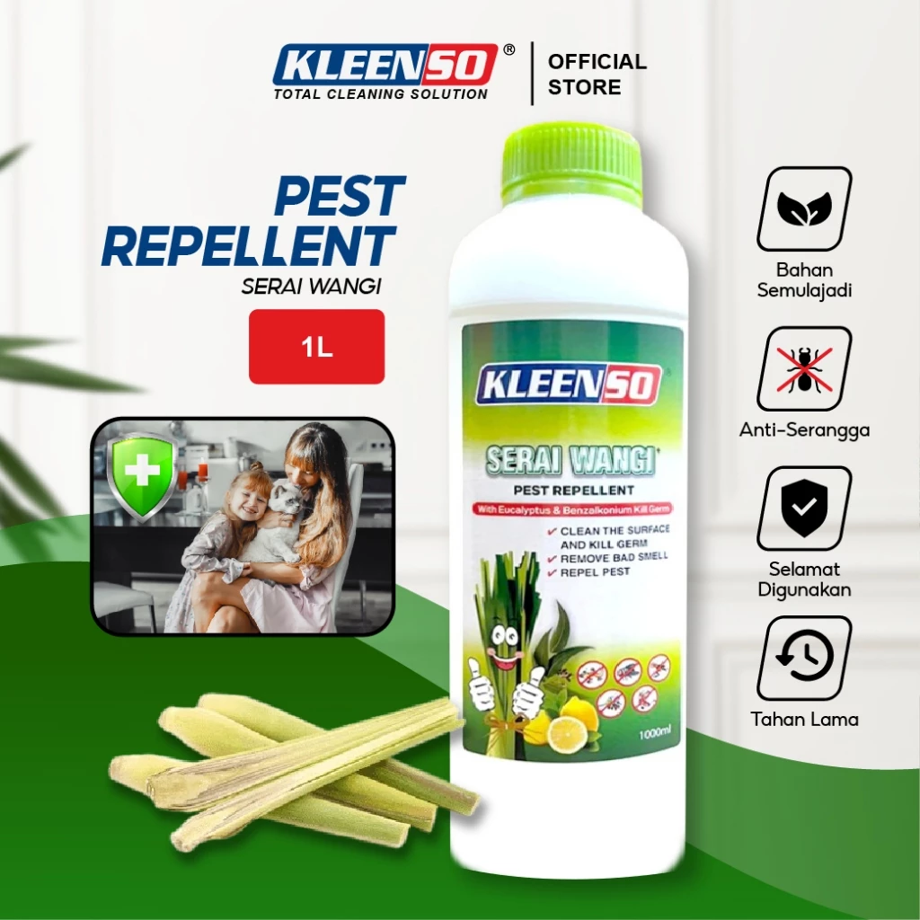 Kleenso Serai Wangi Eco Pest Repellent