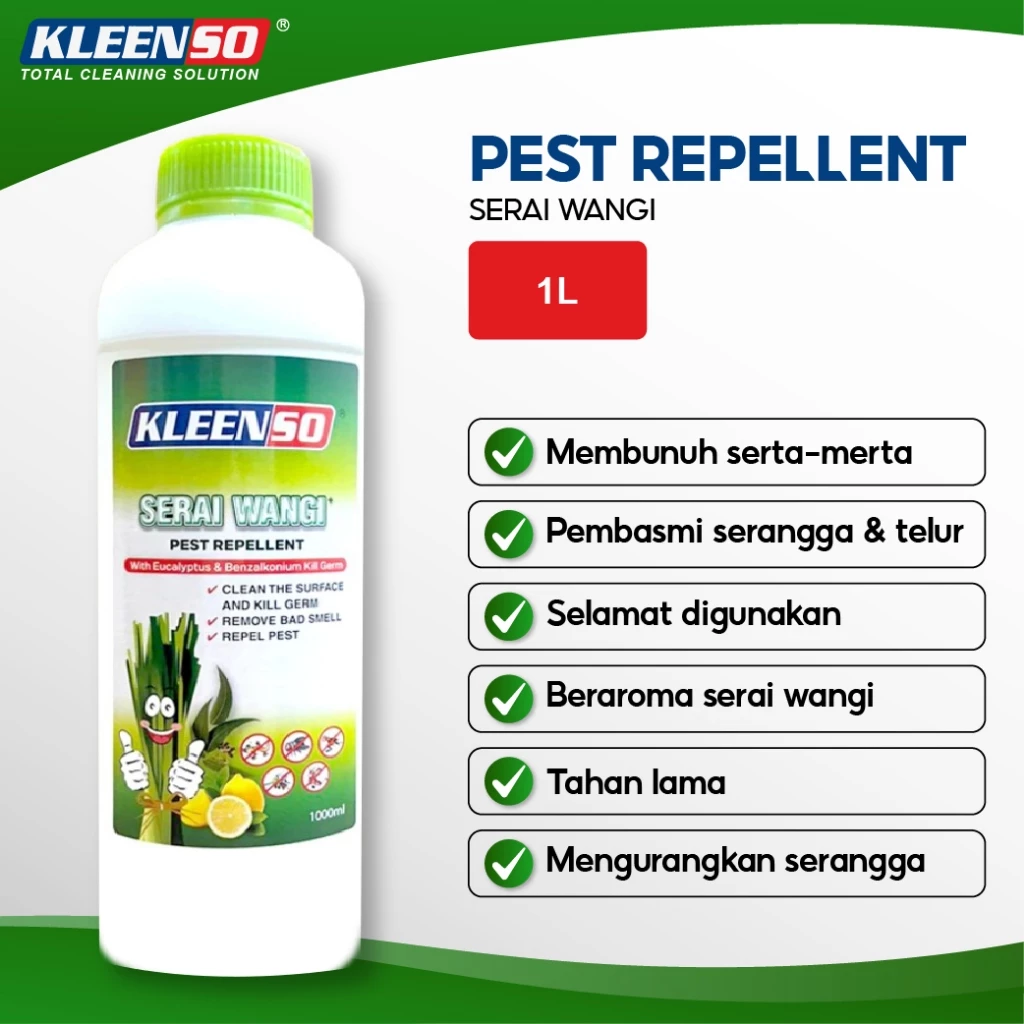 Kleenso Serai Wangi Eco Pest Repellent