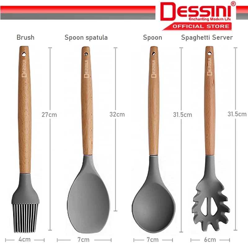 DESSINI ITALY Silicone Utensil