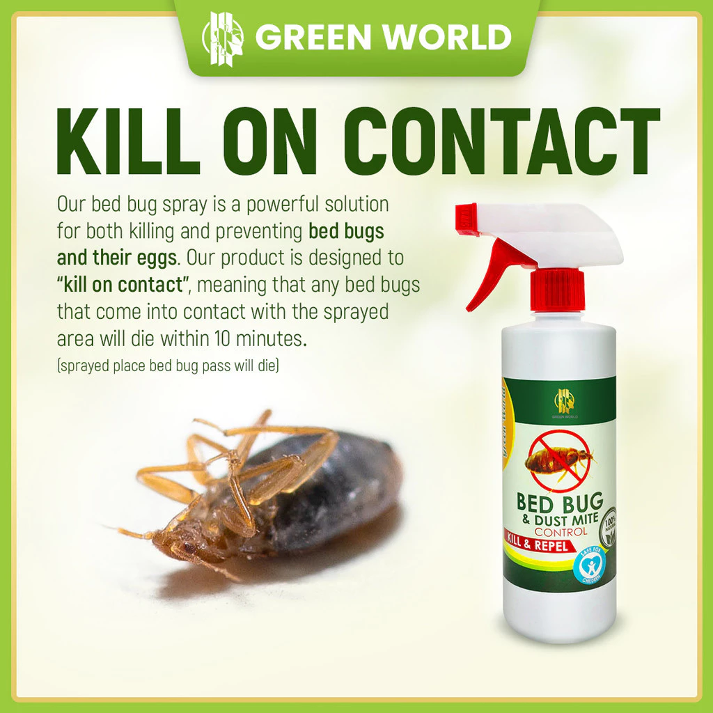 Green World Bed Bug&Dust Mite Spray