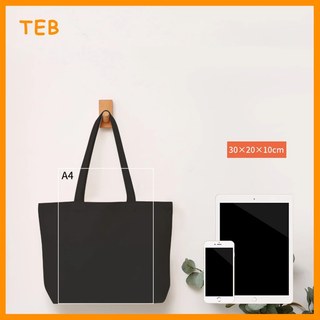 large capacity shopper bag canvas